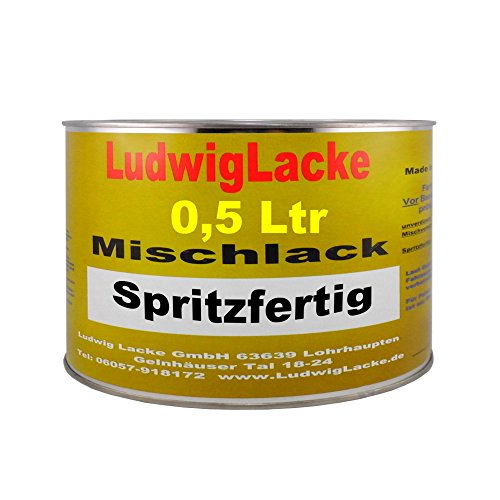 Ludwig Lacke 500ml spritzfertiger Autolack für Opel Nokturnoblau Perleffekt Z20H Bj.99-04 von Ludwiglacke