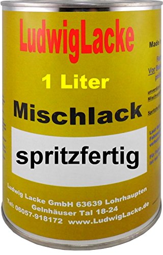 Ludwig Lacke 1 Liter spritzfertiger Autolack für Mazda Classic Red SU Bj.89-06 von Ludwiglacke