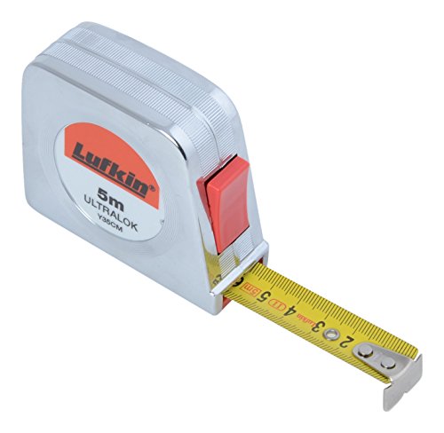 Lufkin Y35CM (T0060403504) 5m/19mm Ultralok Maßband mit Verchromtes Kunststoffgehäuse von Lufkin