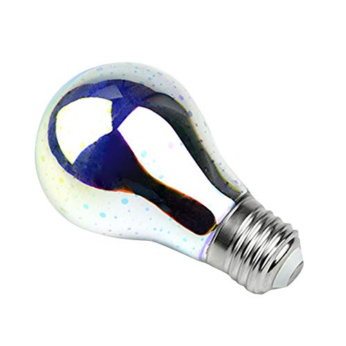 Lukasz LED Unendlichkeitseffekt Feuerwerk 3D Leuchtmittel LED Leuchtmittel Dekoration Lampe 85 – 265 V E27 Urlaubslichter, A60 von Lukasz