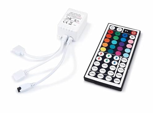 LumenTEC Led Streifen Controller IR, Dimmer für RGB 5V-28V 144W 12A (IR-RG-24-144), 243103, Mehrfarbig von LumenTEC