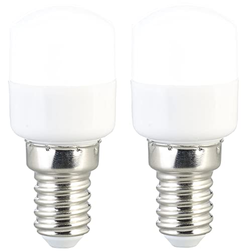 Luminea LED Lampen E14: 2er-Set LED-Kühlschranklampen, E14, T25, 150 lm, 2 W, tageslichtweiß (LED-Mais E14 tageslichtweiß, Kolben-Leuchtmittel E14, Einbaustrahler) von Luminea