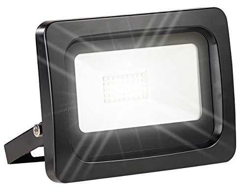 Luminea LED Hofbeleuchtung: Wetterfester LED-Fluter, 30 W, 2.400 lm, IP65, 6.500 K, tageslichtweiß (Hofbeleuchtung LED Strahler) von Luminea