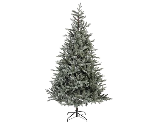 Lumineo Weihnachtsbaum, PVC, grau/weiß, Durchmesser 152-H240cm von Lumineo