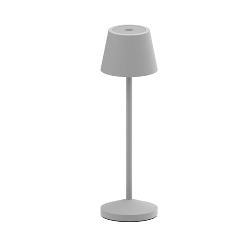 Lumisky EMILY Tischleuchte, kabellos, LED, warmweiß, dimmbar, Höhe 20 cm, Grau von Lumisky