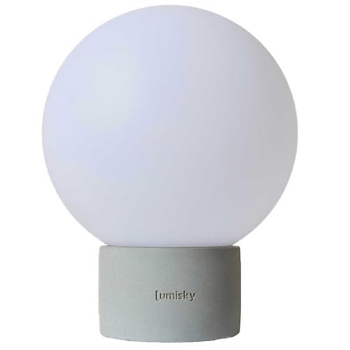 kabellose dimmbare LED Touch-Tischlampe mit Betonfuß H25CM TERRA CONCRETE von Lumisky