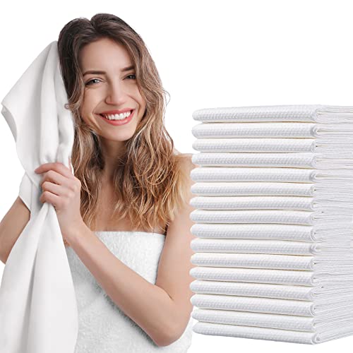 Luriseminger 25pcs Einweg Duschtücher, 70 x 100 cm Einweg Badetücher aus Vliesstoffe Groß Einweg Handtücher für Beauty Reisen Hotel Ausflug Camping von Luriseminger