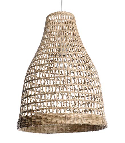 LUSSIOL 250702 Rattanleuchte, 60 W, natur von LUSSIOL