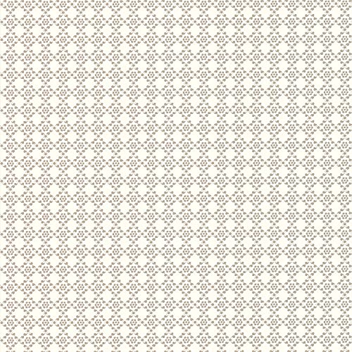 Lutèce Geometrische kleine Muster Tapete | Grau | Vlies Vinyl | 51175209 | Schlafzimmer, Wohnzimmer, Flur, Wohnzimmer, Mehrfarbig von Lutèce