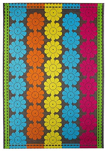 -LUXOR- living 721340 Teppich Samba, 133 x 190 cm, Blumen von -LUXOR- living