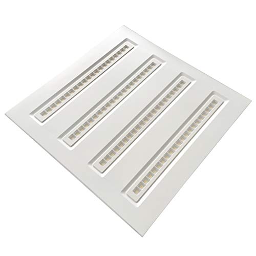 LED Panel 62x62, extrem lange Lebensdauer, UGR<16, austauschbare LED Module und einstellbare Lichtfarbe warm-, neutral- und kaltweiß (LED Panel inkl Module) von Luxula