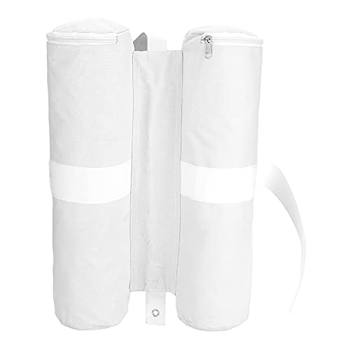 Lybunair Winddichte, gewichtete Sandsäcke für Feste Baldachinbeine, Pop-Up-Zelt mit Oxford-Material (White) von Lybunair