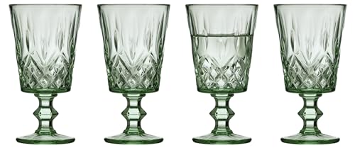 Lyngby Glas Sorrento Weinglas 29 cl 4 Stck. Grün von Lyngby Glas