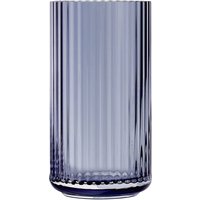 Lyngby Porcelæn - Glasvase, H 15,5 cm, midnight blue von Lyngby Porcelæn
