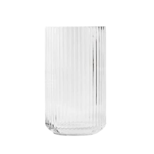 Lyngby Porcelæn Vase H25 cm Lyngby aus mundgeblasenem Glas zeitlos, klar von DANMARK LYNGBY