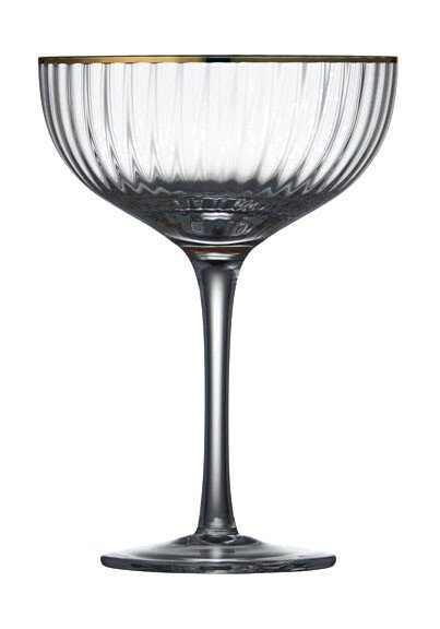 Lyngby Glas Cocktailglas 4er-Set Palermo Gold von Lyngby Glas