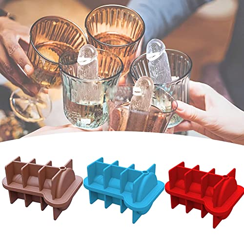 Lyoveu Adult Prank Ice Cube Mold, Ice Cube Molds,Funny Ice Cube Tray, Spoof Silicone Ice Cube Molds for Party, Reusable Flexible Ice Cube Mold,Novelty Ice Cubes Maker for Whiskey Cocktail von Lyoveu