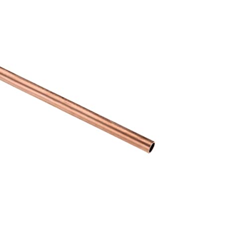 MACHSWON Kupfer-Rundrohr T2 Kupferrohre 10 mm Außendurchmesser 2 mm Wandstärke 100 mm Länge nahtloses, gerades Rohrrohr von MACHSWON