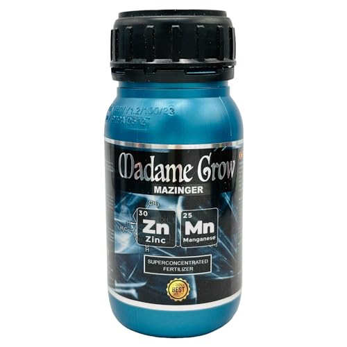 MADAME GROW - Organischer Dünger - Speziell für Pflanzen 420 - Speziell Mangel - (250ml) (ZINK und MANGANESE-Mangel) von MADAME GROW