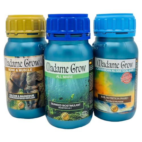 Madame Grow - Naturdünger für Wachstum und Blüte - Kit Sherbet 3x250ml: Ernährung, Verdickung, Booster von MADAME GROW