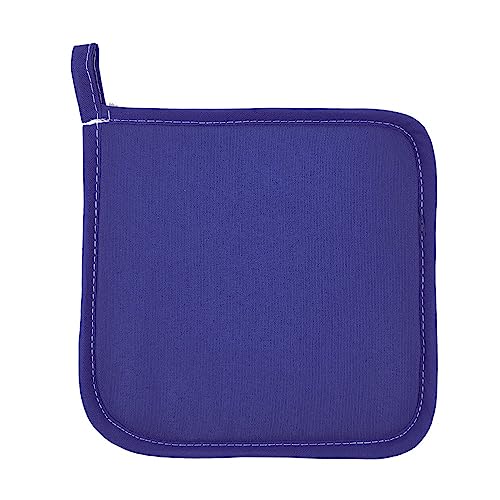 SIENA Topflappen, quadratisch, 20 x 20 cm, hergestellt in Italien, Blau von MAGIE DI CASA