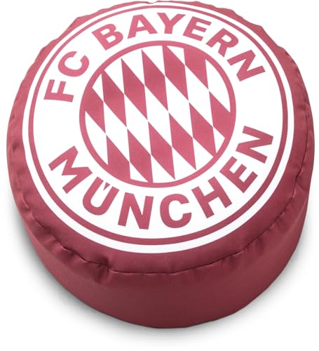 MAGMA Sitting Point FC Bayern München Dot.Com-Hocker VIP, praktischer Hocker, robust und reißfest, Made in Germany, rot von MAGMA