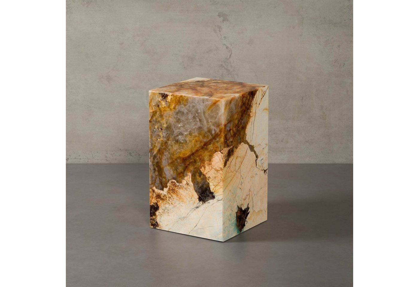 MAGNA Atelier Beistelltisch CUBE aus Marmor, Side Table eckig, Naturstein, Exclusive Line, 30x30x51cm von MAGNA Atelier