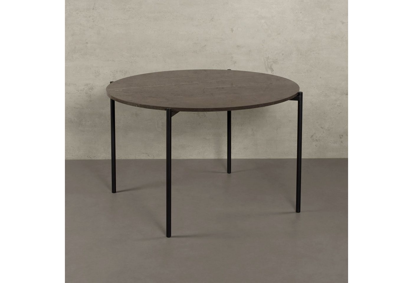 MAGNA Atelier Esstisch ROM mit Marmor Tischplatte, Küchentisch rund, Bistrotisch, Metallgestell, Ø120x76cm von MAGNA Atelier