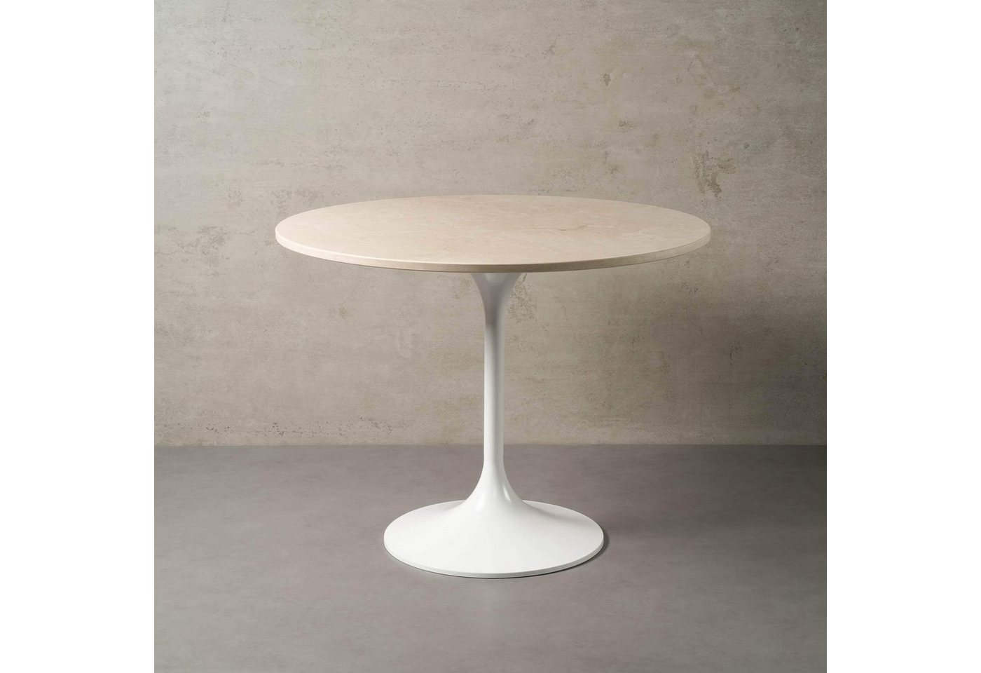 MAGNA Atelier Esstisch TOKIO mit Marmor Tischplatte, Küchentisch, Bistrotisch, nachhaltig, Naturstein, 96cmx76cm von MAGNA Atelier