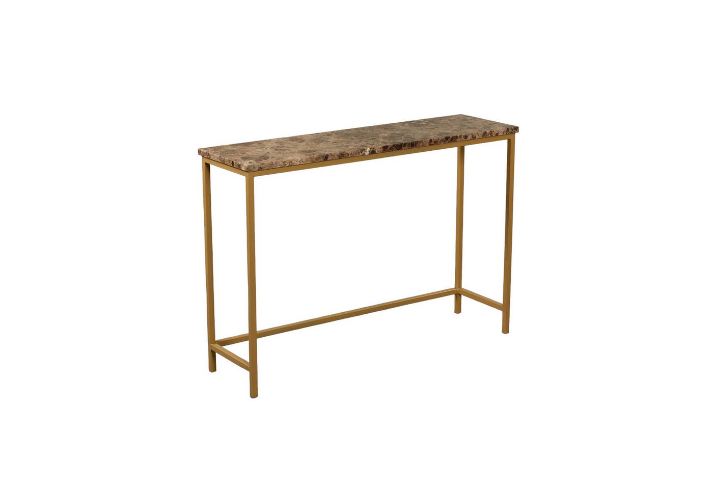 MAGNA Atelier Konsolentisch MONTE CARLO mit Marmor Tischplatte, Ablagetisch, Metallgestell, Naturstein Sideboard, 110x32x70cm von MAGNA Atelier