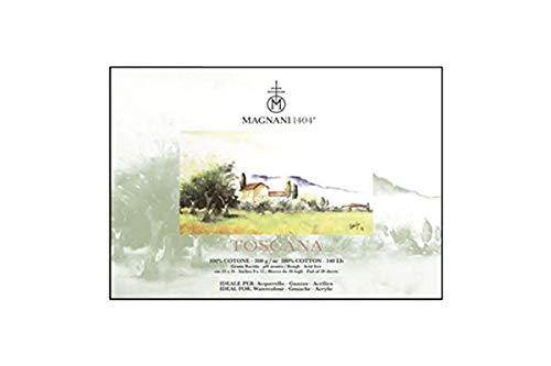 Magnani 1404 Aquarellblock Toskana, 18 x 26 cm von MAGNANI
