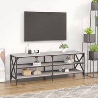 TV-Möbel,TV-Schrank TV-Lowboard für Wohnzimmer TV-Hängeschrank Grau Sonoma 140x40x50 cm Holzwerkstoff Maisonchic 75858 von MAISONCHIC