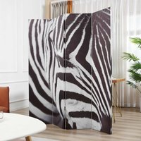 Makika - Trennwand / Raumteiler Faltbar - Zebra von MAKIKA