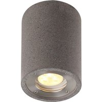 Inspired Mantra Levi Runder Strahler, 1 x GU10 (max. 12 w), IP65, grauer Beton, 2 Jahre Garantie von INSPIRED LIGHTING