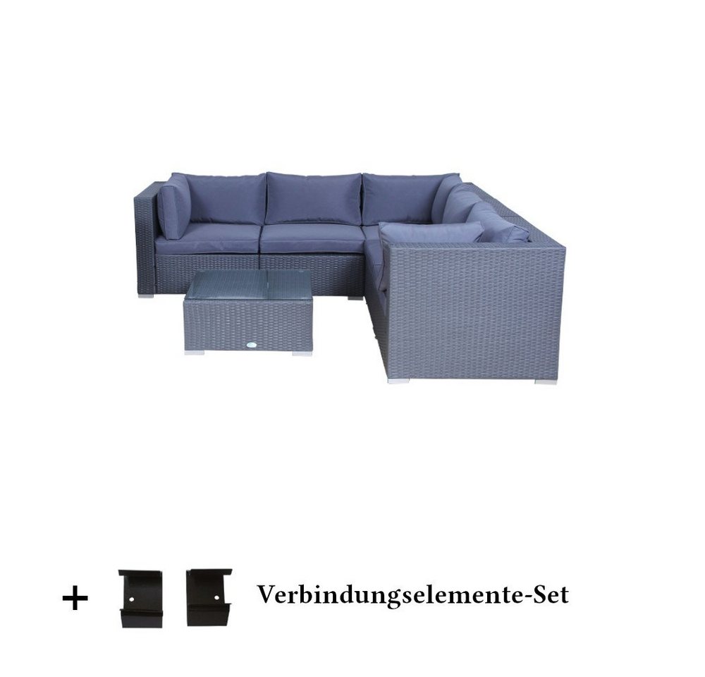 MASILY Gartenlounge-Set Poly Rattan Gartenmöbel Palma, Gartenlounge Sitzgruppe von MASILY