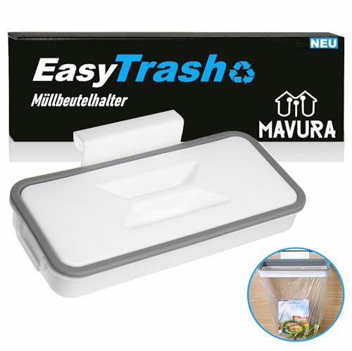 MAVURA EasyTrash Müllsackhalter Hängender Müllsack Einbau Abfallsammler, Mülltrenner Mülltrennsystem Abfalltrenner Küche von MAVURA