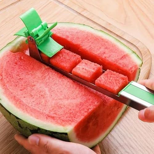 MELONY Wassermelonen Schneider Melonenschneider Melonen Messer Obstmesser Wassermelonenschneider und Portionierer von MAVURA