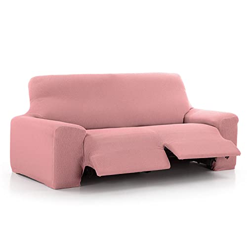 Maxifundas Sofabezug für Relax, 3-Sitzer, 2 Füße, Vega, Hellrosa von MAXIFUNDAS FUNDAS DE SOFA & CHAISE LONGUE