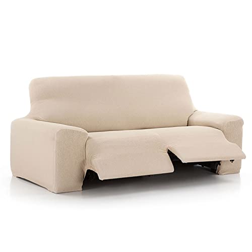 Maxifundas Sofabezug für Relax, 3-Sitzer, 2 Fuß, Vega, Elfenbein von MAXIFUNDAS FUNDAS DE SOFA & CHAISE LONGUE