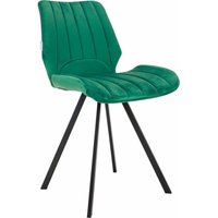 Esszimmerstuhl aus Stoff - 2er Set - Küchenstühle - Esszimmermöbel - 47x55x82 cm - Grün - green - Maxxhome von MAXXHOME