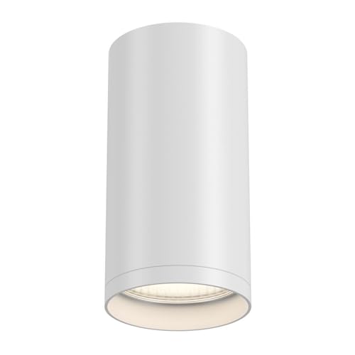 MAYTONI DECORATIVE LIGHTING Moderner Deckenspot FOCUS S Einbaustrahler aus Aluminium in Weiß - Basic Design für 1xGU10 10W exkl. für Wohnzimmer, Küche, Schlafzimmer, Esszimmer, Büro von MAYTONI DECORATIVE LIGHTING