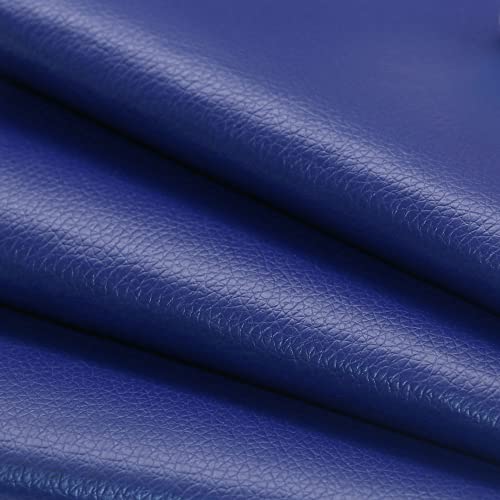 1 Stück groß, 100 x 137 cm, selbstklebend, PU-Leder-Stoff, Patch, Sofa-Reparaturflicken zum Aufkleben (dunkelblau) von MBLUE