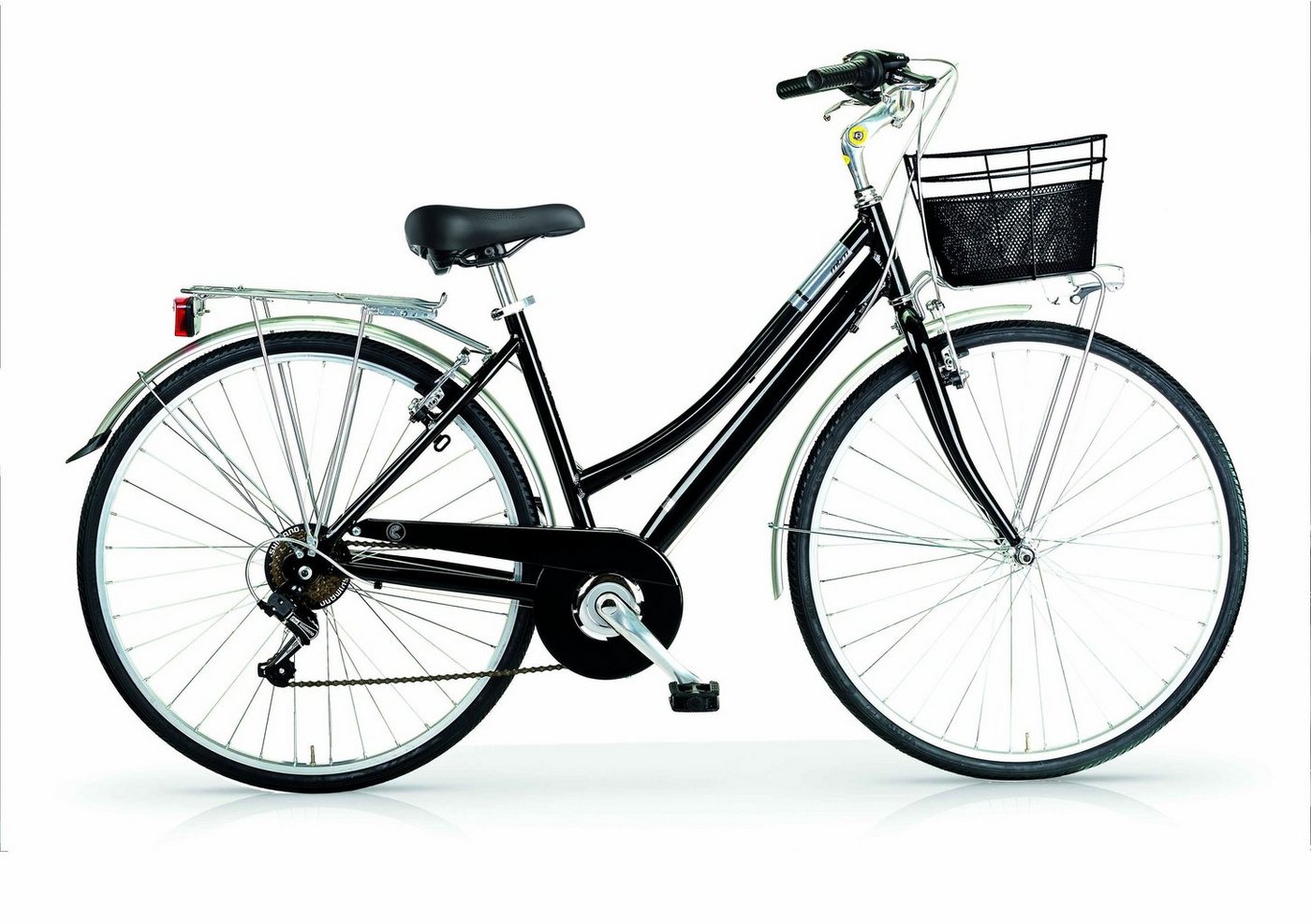 MBM Cityrad, 6 Gang Shimano, Kettenschaltung, Citybike New Central Woman 28 Zoll von MBM