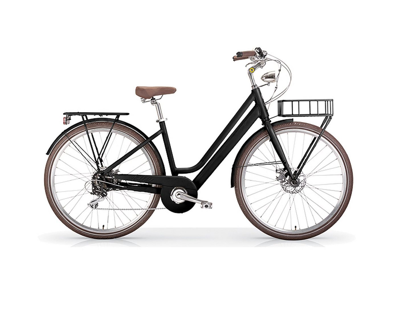 MBM E-Bike, 7 Gang, Kettenschaltung, 252 Wh Akku, Elektro-Citybike LA RUE von MBM