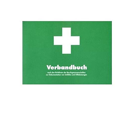 Verbandsbuch Verbandbuch BG Erste Hilfe Dokumentation A5 grün von MBS-FIRE® von MBS-FIRE - Brandschutzfachhandel