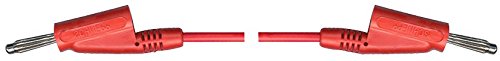 McPower - Messleitung | 1mm², PVC, 2x 4mm Bananenstecker, 150cm, rot von MC POWER