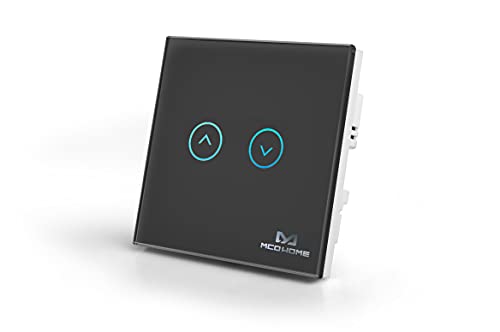 MCO Home Z-Wave Smart Steuerung für Jalousien und Rollläden mit Touchpanel, MH-C321, Black von FIBARO