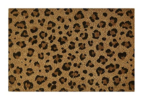 MD-Entree Fußmatte Kokosmatte Gummi Sauberlaufmatte Schmutzfangmatte Türmatte Türvorleger, Größe:60x40 cm, Motiv:Safari von MD-Entree
