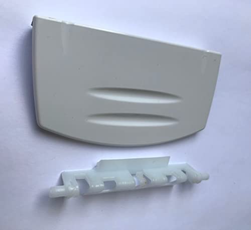 Türgriff mit Feder Griff für Beko Gefrierfach Kühlschrank 4244570100 Kunststoff weiß von MDS Ersatzteile