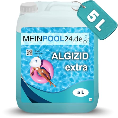 Algizid Meinpool24.de 5 l zur Poolpflege Algenverhütung flüssig Algezid von Meinpool24.de